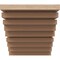 Ekena Millwork 6"W x 6"D x 6"H Wide Landon Rough Cedar Woodgrain TimberThane Corbel, Primed Tan CORUR06X06X06LANRCPR - alternate 6
